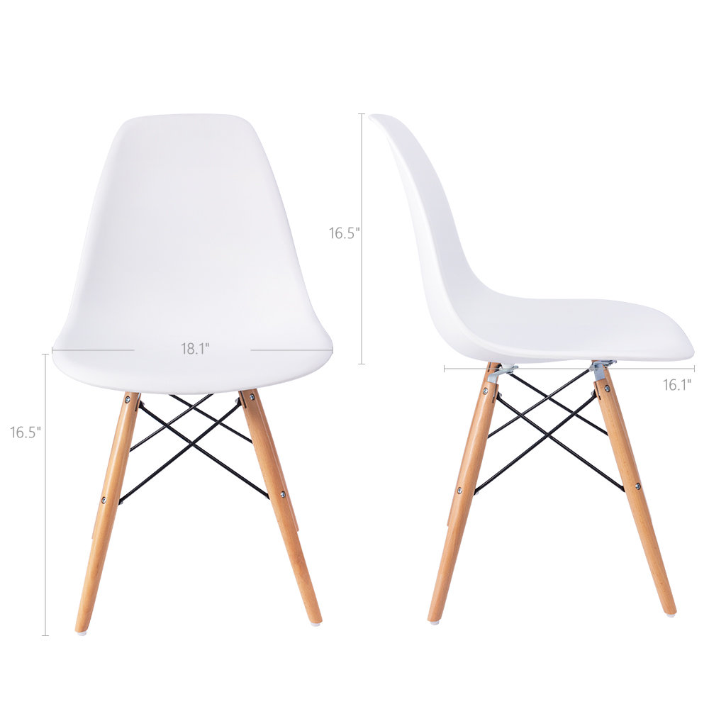 Josclyn Side Chair for Bedroom Kitchen Office (Set of 4)